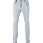 Džíny Urban Classics Slim Fit Zip Jeans - modré