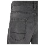 Džínsy Urban Classics Slim Fit Zip Jeans - čierne