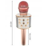 Karaoke bluetooth mikrofón WSTER WS-858 - svetlo ružový