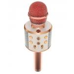 Karaoke bluetooth mikrofon WSTER WS-858 - světle růžový