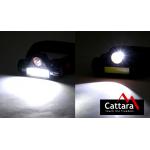Čelovka Cattara LED 120lm nabíjecí - černá