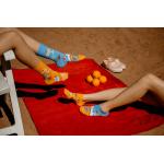 Ponožky Hesty Pláž - modré-oranžové