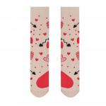 Ponožky Hesty Láska - červené-ružové