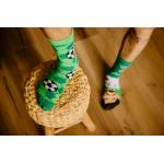 Ponožky Hesty Fotbalista - zelené-bílé
