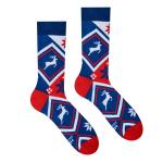Ponožky Hesty Norský vzor - modré