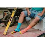 Ponožky Hesty Stavbár - oranžové-modré
