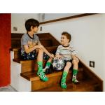 Ponožky detské Hesty Futbalista - zelené-biele