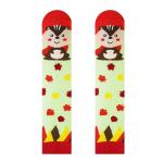 Ponožky Hesty Veverička - zelené-červené