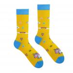 Ponožky Hesty Jednorožec - žluté-modré