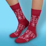 Ponožky Hesty Čičman - červené