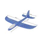 Polystyrenové letadlo Blue Glider LED - modré