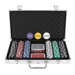 Poker set s 300 žetónmi ISO HQ - strieborný