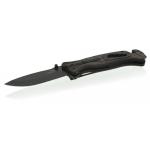 Nôž zatvárací Cattara Black Blade s poistkou 21,7 - čierny