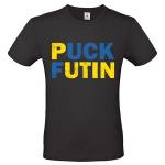 Tričko Ukrajina PUCK FUTIN - čierne
