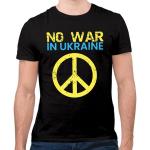 Triko Ukrajina NO WAR IN UKRAINE - černé