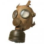 Plynová maska belgická M51 s filtrem a obalem (použité)