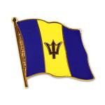 Odznak (pins) 20mm vlajka Barbados - barevný