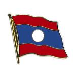 Odznak (pins) 20mm vlajka Laos - barevný