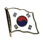 Odznak (pins) 20mm vlajka Jižní Korea - barevný
