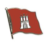 Odznak (pins) 20mm vlajka Hamburg - farebný
