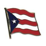 Odznak (pins) 20mm vlajka Portoriko - farebný
