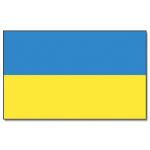 Vlajka Ukrajina 30 x 45 cm na tyčce