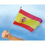 Vlajka Španělsko 30 x 45 cm na tyčce