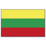 Vlajka Litva 30 x 45 cm na tyčke