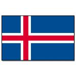 Vlajka Island 30 x 45 cm na tyčce