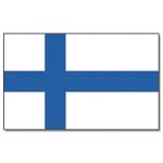Vlajka Finsko 30 x 45 cm na tyčce