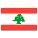 Vlajka Libanon 30 x 45 cm na tyčce