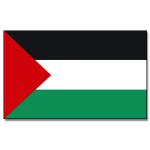 Vlajka Palestína 30 x 45 cm na tyčke