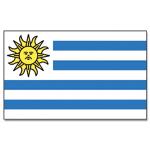 Vlajka Uruguay 30 x 45 cm na tyčce