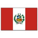 Vlajka Peru 30 x 45 cm na tyčke