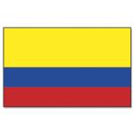 Vlajka Kolumbie 30 x 45 cm na tyčce