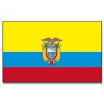 Vlajka Ekvádor 30 x 45 cm na tyčke