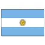 Vlajka Argentina 30 x 45 cm na tyčce