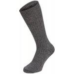 Ponožky štýl BW s pätou extra vysoké - sivé