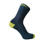 Ponožky DexShell Ultra Thin Crew Socks - čierne-zelené
