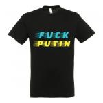 Tričko Fuck Putin - čierne