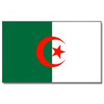 Vlajka Alžírsko 30 x 45 cm na tyčke