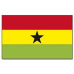 Vlajka Ghana 30 x 45 cm na tyčce