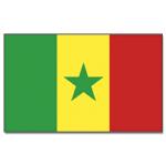 Vlajka Senegal 30 x 45 cm na tyčce