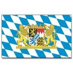 Vlajka Bavorsko s velkým znakem 30 x 45 cm na tyčce