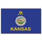 Vlajka Promex Kansas (USA) 150 x 90 cm
