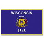 Vlajka Promex Wisconsin (USA) 150 x 90 cm