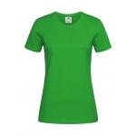 Tričko dámské Stedman Fitted s kulatým výstřihem - zelené