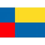 Samolepka vlajka krajská Nitriansky kraj (SR) 14,8x21 cm 1 ks