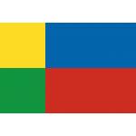 Samolepka vlajka krajská Žilinský kraj (SR) 21x29,7 cm 1 ks
