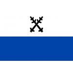 Samolepka vlajka mesto Česká Lípa (ČR) 10,5x14,8 cm 1 ks